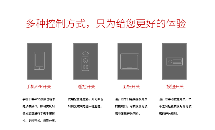 調(diào)光玻璃電源控制方式 調(diào)光玻璃電源控制方式