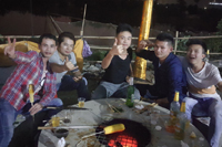 圣元電器伙伴齊聚燒烤咯！