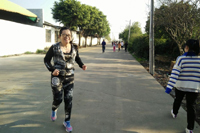 周六了！圣元電器家人一起晨跑